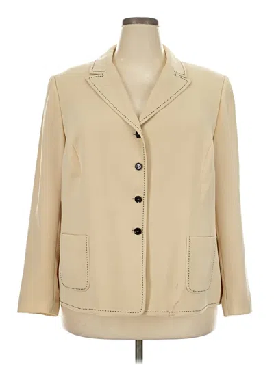 Pre-owned Tahari By Asl Blazer Jacket In Ivory