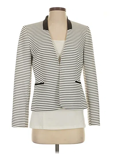 Pre-owned Tahari By Asl Blazer Jacket In Ivory