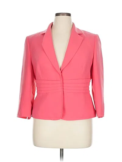 Pre-owned Tahari By Asl Blazer Jacket In Pink