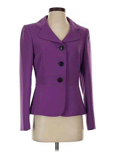 Pre-owned Tahari By Asl Blazer Jacket In Purple