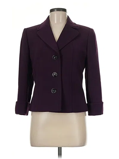 Pre-owned Tahari By Asl Blazer Jacket In Purple