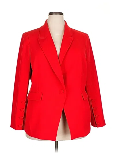 Pre-owned Tahari By Asl Blazer Jacket In Red