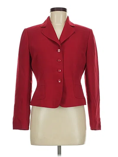 Pre-owned Tahari By Asl Blazer Jacket In Red