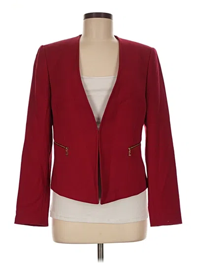 Pre-owned Tahari By Asl Blazer Jacket In Red