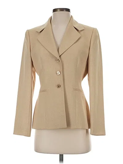 Pre-owned Tahari By Asl Blazer Jacket In Tan