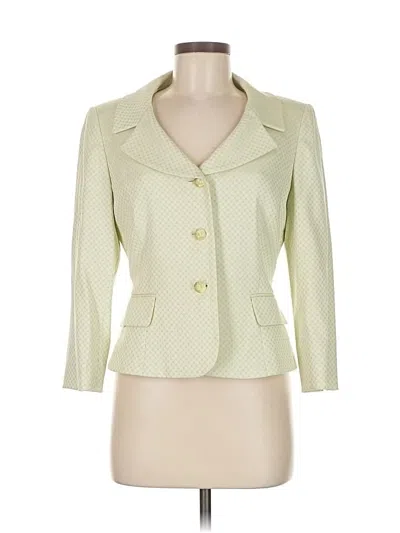 Pre-owned Tahari By Asl Blazer Jacket In White