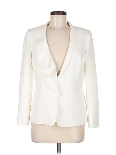 Pre-owned Tahari By Asl Blazer Jacket In White