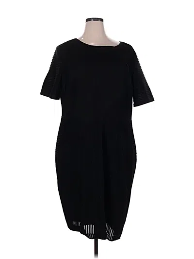 Pre-owned Tahari By Asl Casual Dress In Black