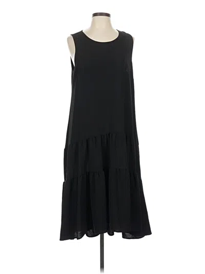 Pre-owned Tahari By Asl Casual Dress In Black