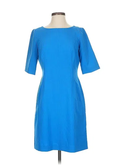 Pre-owned Tahari By Asl Casual Dress In Blue
