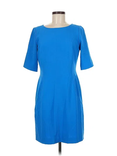 Pre-owned Tahari By Asl Casual Dress In Blue