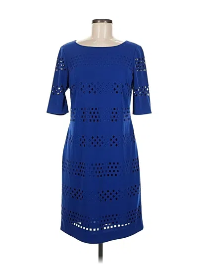 Pre-owned Tahari By Asl Casual Dress In Blue