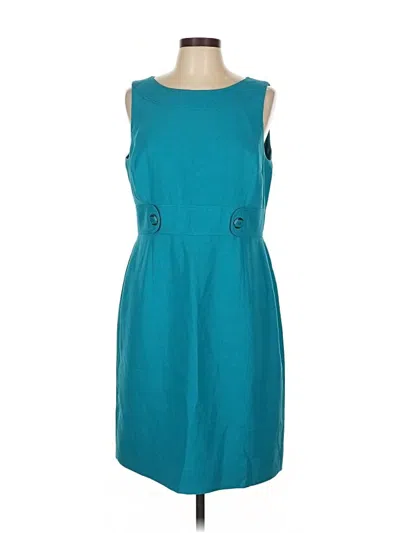 Pre-owned Tahari By Asl Casual Dress In Blue