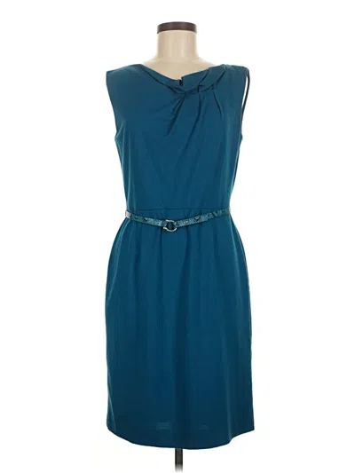 Pre-owned Tahari By Asl Casual Dress In Blue