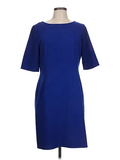 Pre-owned Tahari By Asl Casual Dress In Blue