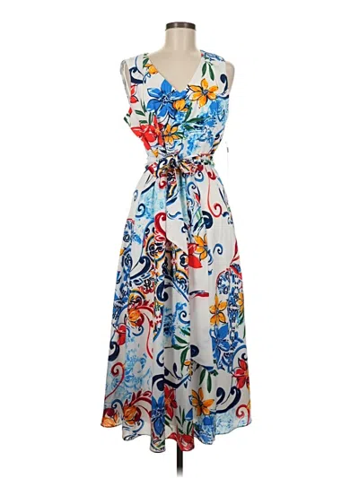 Pre-owned Tahari By Asl Casual Dress In Blue
