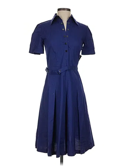 Tahari By Asl Casual Dress In Blue