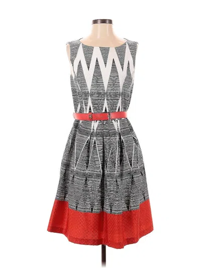 Pre-owned Tahari By Asl Casual Dress In Gray