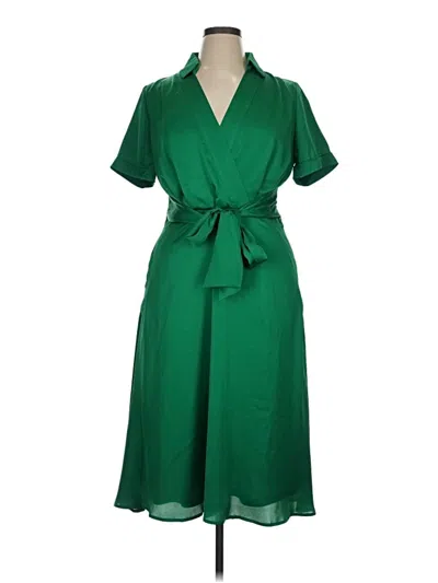 Pre-owned Tahari By Asl Casual Dress In Green