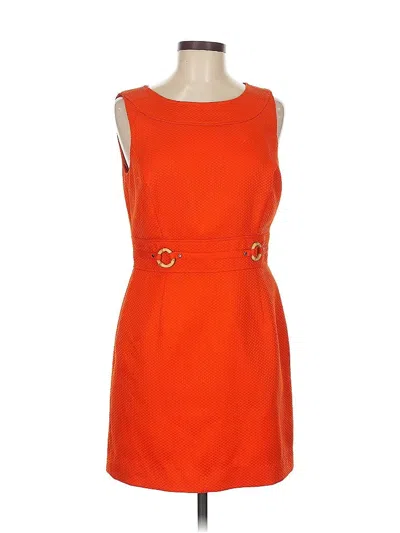 Pre-owned Tahari By Asl Casual Dress In Orange