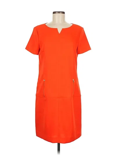 Pre-owned Tahari By Asl Casual Dress In Orange