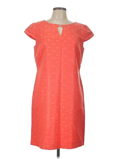 Pre-owned Tahari By Asl Casual Dress In Orange