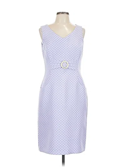 Pre-owned Tahari By Asl Casual Dress In Purple