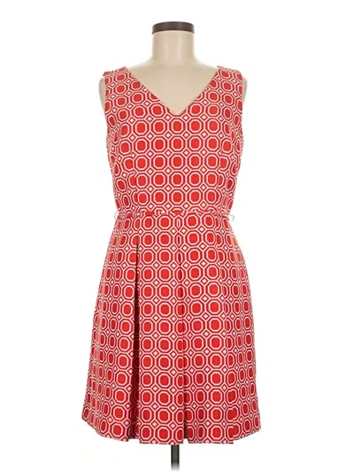 Pre-owned Tahari By Asl Casual Dress In Red