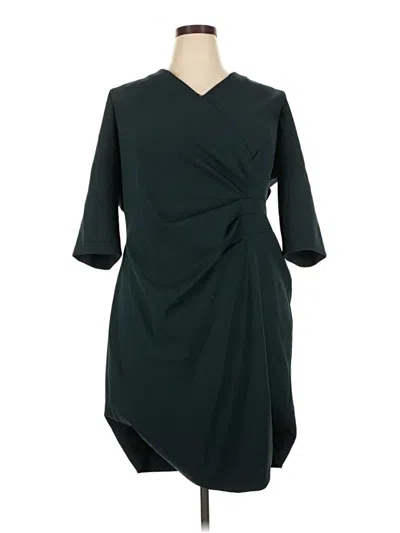 Pre-owned Tahari By Asl Casual Dress In Teal