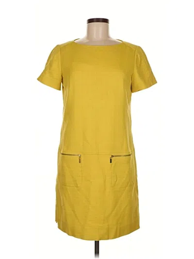 Pre-owned Tahari By Asl Casual Dress In Yellow
