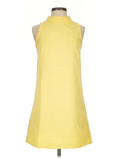 Pre-owned Tahari By Asl Casual Dress In Yellow