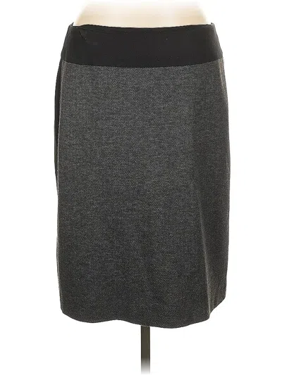 Pre-owned Tahari By Asl Casual Skirt In Gray