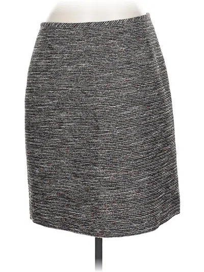 Pre-owned Tahari By Asl Casual Skirt In Gray