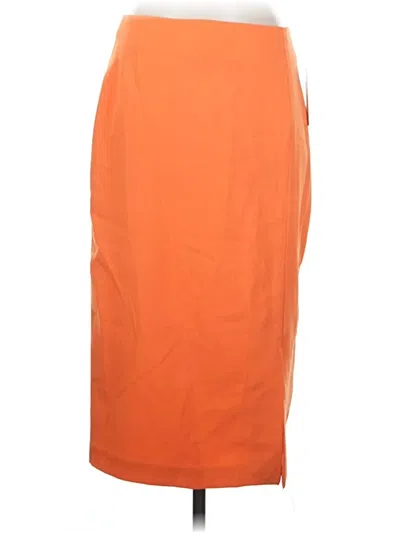 Tahari By Asl Casual Skirt In Orange
