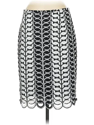 Pre-owned Tahari By Asl Casual Skirt In Silver