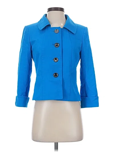 Pre-owned Tahari By Asl Coat In Blue