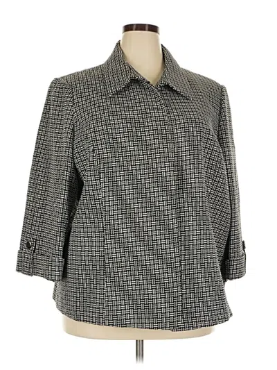 Pre-owned Tahari By Asl Coat In Gray