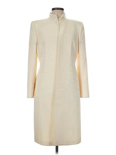 Pre-owned Tahari By Asl Coat In Ivory