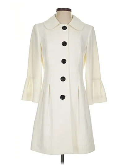 Pre-owned Tahari By Asl Coat In Ivory
