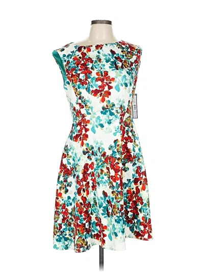 Tahari By Asl Cocktail Dress In Multi