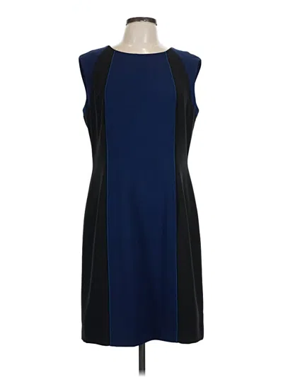 Pre-owned Tahari By Asl Cocktail Dress In Blue