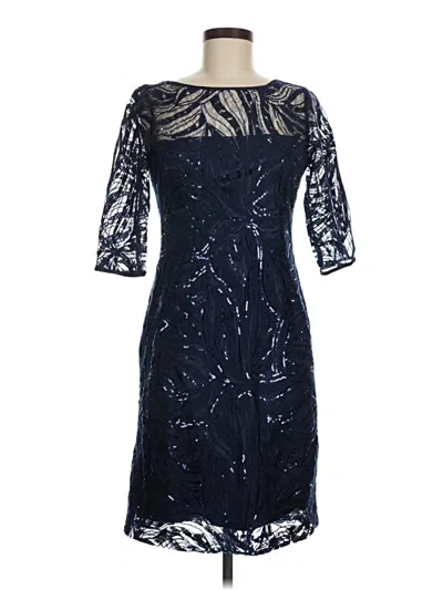Pre-owned Tahari By Asl Cocktail Dress In Blue