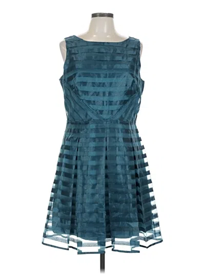Pre-owned Tahari By Asl Cocktail Dress In Blue
