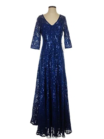 Pre-owned Tahari By Asl Cocktail Dress In Blue