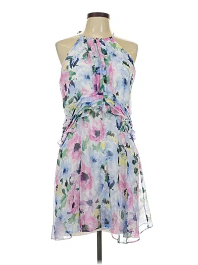 Pre-owned Tahari By Asl Cocktail Dress In Blue