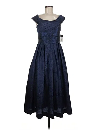 Pre-owned Tahari By Asl Cocktail Dress In Blue