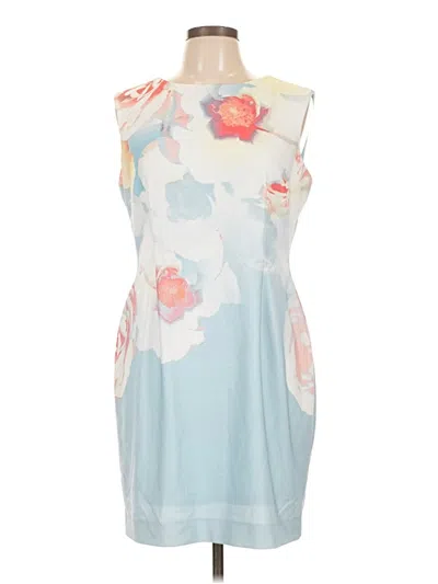 Pre-owned Tahari By Asl Cocktail Dress In Blue