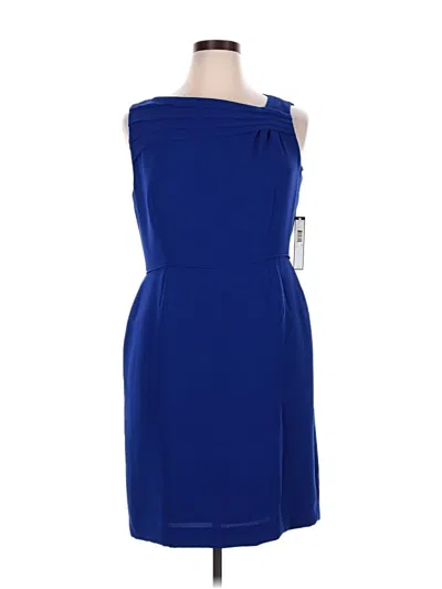 Tahari By Asl Cocktail Dress In Blue