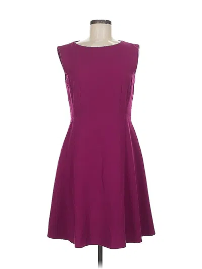Pre-owned Tahari By Asl Cocktail Dress In Burgundy