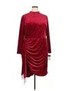 Tahari By Asl Cocktail Dress In Burgundy